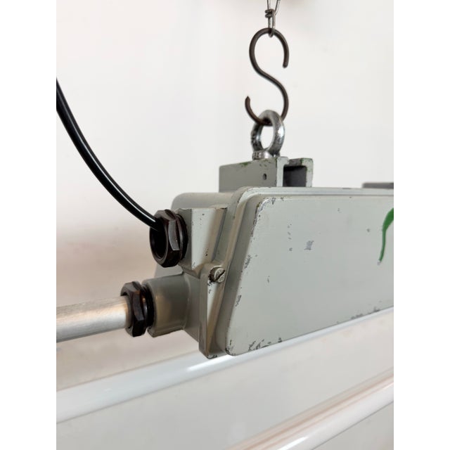 Industrial Grey Tube Light from Elektrosvit, 1970s For Sale - Image 18 of 18