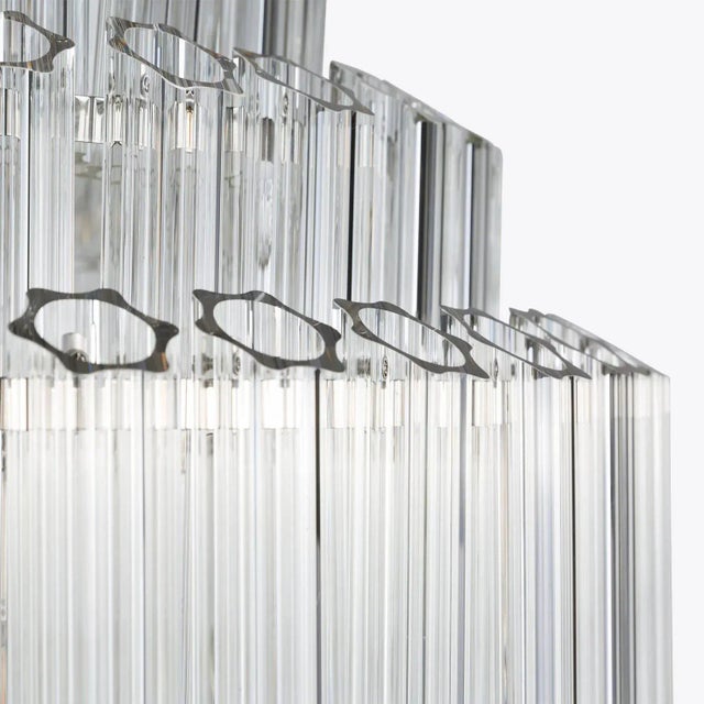 Clear Grande Palermo Chandelier from Pure White Lines For Sale - Image 8 of 12