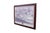 Vintage Riverfront Stadium lithograph print by Steve Ford. Signed below the stadium. Includes a piece of turf from the...
