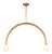 Regina Andrew Happy Steel Pendant, Large, Natural Brass For Sale
