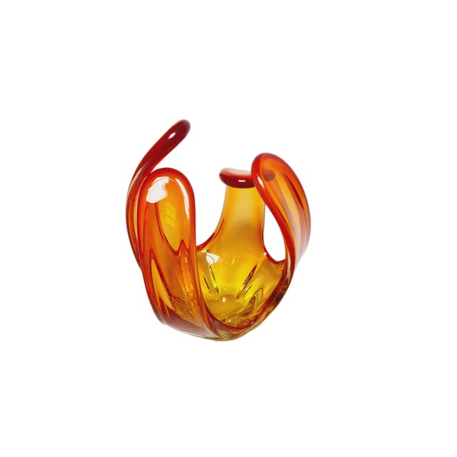 Decorative Glass Form by Murano, Italy, 1960s, in Very Good conditions. Designed 1960 to 1969