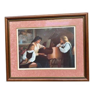 1990s Robert Alan Olson Signed & Numbered "Evening Calm" Lithograph – Framed 1352 of 4668 For Sale