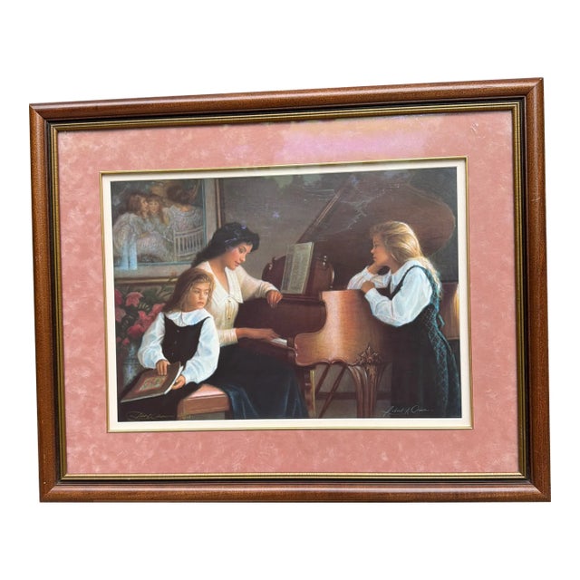 1990s Robert Alan Olson Signed & Numbered "Evening Calm" Lithograph – Framed 1352 of 4668 For Sale