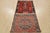 Caucasian Runner 4′ X 11′ Red Wool Vintage Tribal Hand-Knotted Oriental Rug For Sale - Image 14 of 15