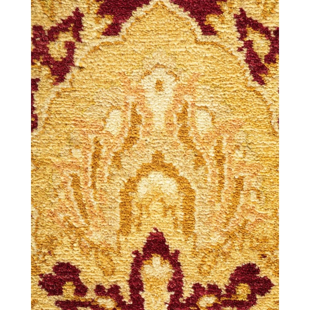 Traditional Mogul, One-of-a-Kind Hand-Knotted Area Rug in Green, 8' 3" x 10' 5" For Sale - Image 3 of 8