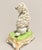 Dresden Porcelain Antique Dresden Germany Porcelain Poodle With Applied Floral Encrustation For Sale - Image 4 of 7