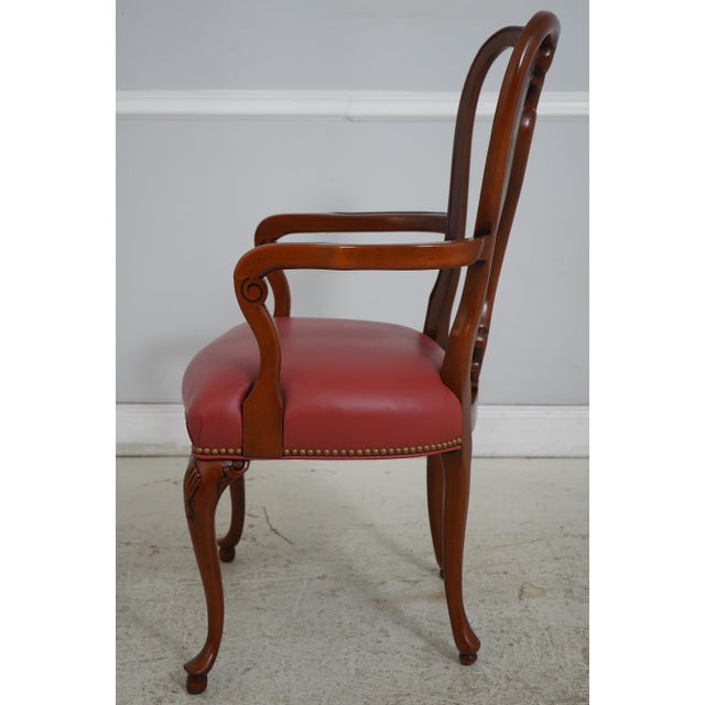 Queen Anne Set of 12 John Widdicomb Mahogany Dining Chairs For Sale - Image 3 of 18