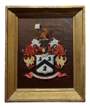 18th Century British Coat of Arm - Oil Painting C.1790s