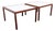 Knoll Mid Century Modern Pair of Large Side End Tables 6600 For Sale