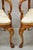 Vintage Queen Anne Style Italian Burl Wood Marquetry Inlay Arm Chairs - A Pair For Sale - Image 12 of 12