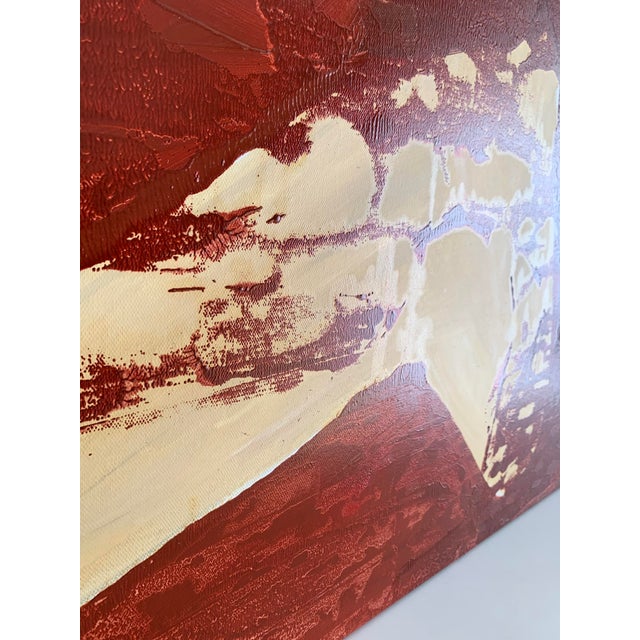 Abstract Original Oil Canvas Painting “Support the Universe” For Sale - Image 9 of 12