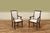 Set of 10 Solid Mahogany Dining Room Chairs With Crypton Performance Fabric For Sale - Image 4 of 16