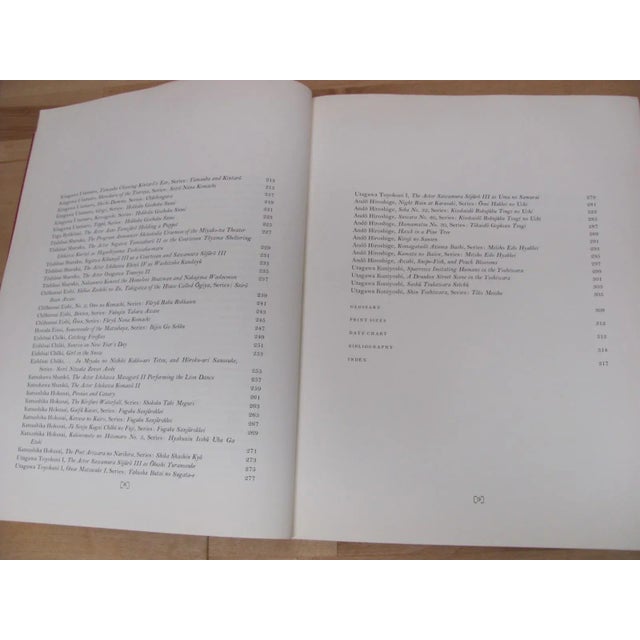 1969 "Master Prints of Japan: Ukiyo-E Hanga" Ucla Art Gallery Catalogue Harry N. Abrams For Sale - Image 9 of 12