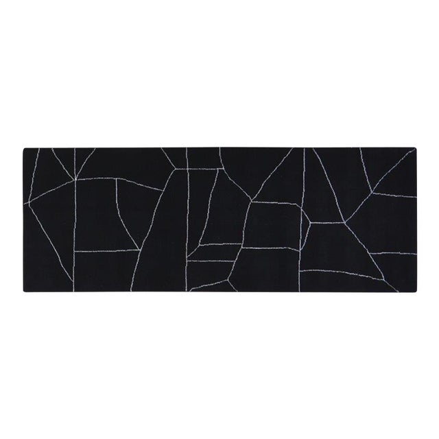 Moroccan Hand Knotted Wool Rug,2'7"X7' For Sale