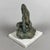 A visually striking and exceptionally rare work of art, this imposing solid bronze sculpture was created and signed in...
