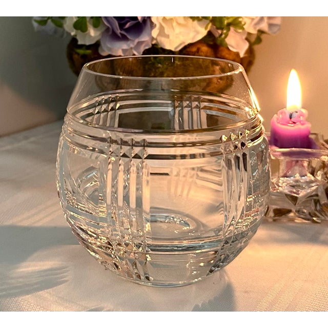 Vintage Ralph Lauren Glen Plaid Roly Poly Glass - 1 For Sale - Image 10 of 10
