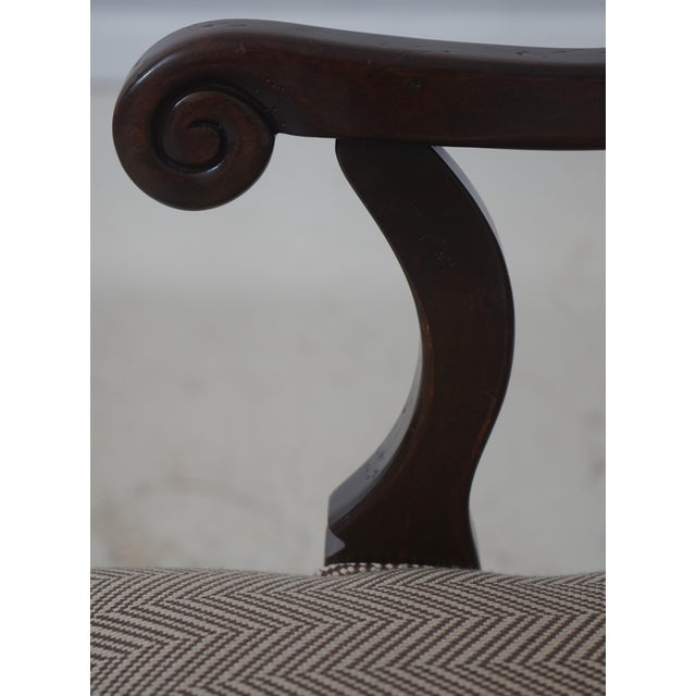 Wood Set of 10 Continental Style Upholstered Dining Chairs For Sale - Image 7 of 18