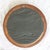 French Vintage 1940s After Maurice Décamps Floral Still Life Lithograph in Round Wood Frame For Sale - Image 3 of 10