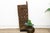 Hand-carved from a single plank of hardwood, this door carries the geometric vocabulary of Mali's Dogon and Bamana doors —...