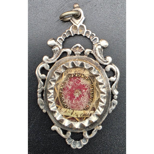 Two oval silver relic holders, dating back to the 19th century, were made for private devotion and are now offered as...