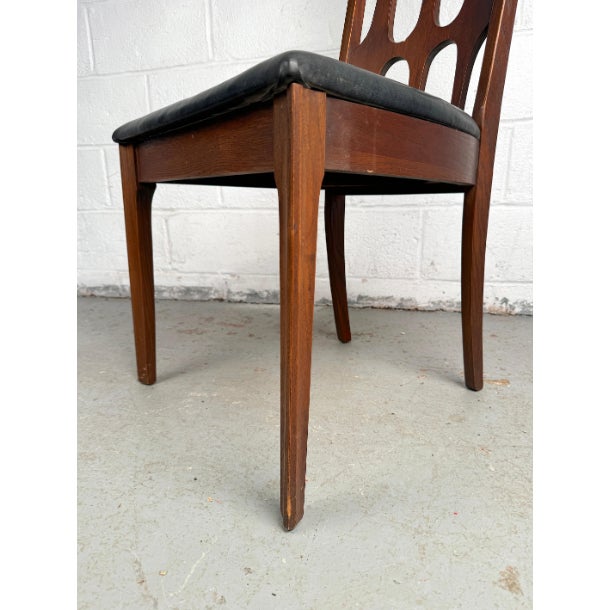 Mid 20th Century Broyhill "Brasilia" Mid Century Walnut Dining Chairs- Set of 6 For Sale In New York - Image 6 of 12