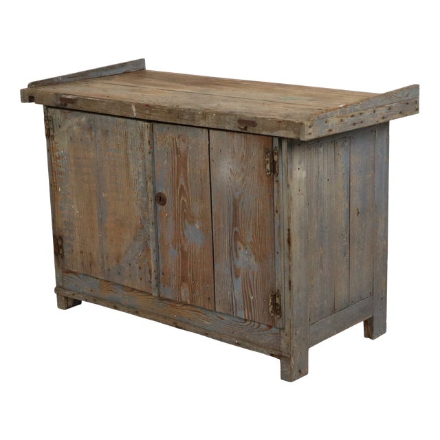 Blue Workbench Sideboard, 1930s For Sale