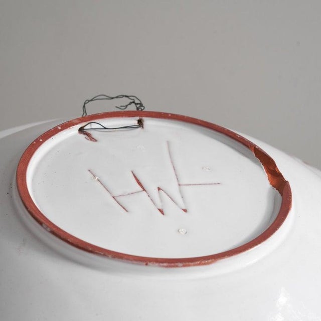 Large Mid-Century Studio Pottery Dish by Hans Wagner, 1950s For Sale - Image 6 of 8