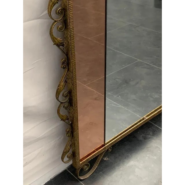 Glass & Wrought Iron Shelf by Pierluigi Colli, 1950s For Sale - Image 4 of 7