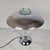 1980s Vintage Space Age Chrome & Glass Table Lamp, 1980s For Sale - Image 5 of 14