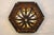 1950s Spanish Revival Mica Wrought Iron Brass Elaborate Octagon Light Ceiling Lamp For Sale In Los Angeles - Image 6 of 11