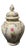 A Pair of Porcelain Hand Painted Jars For Sale - Image 4 of 9