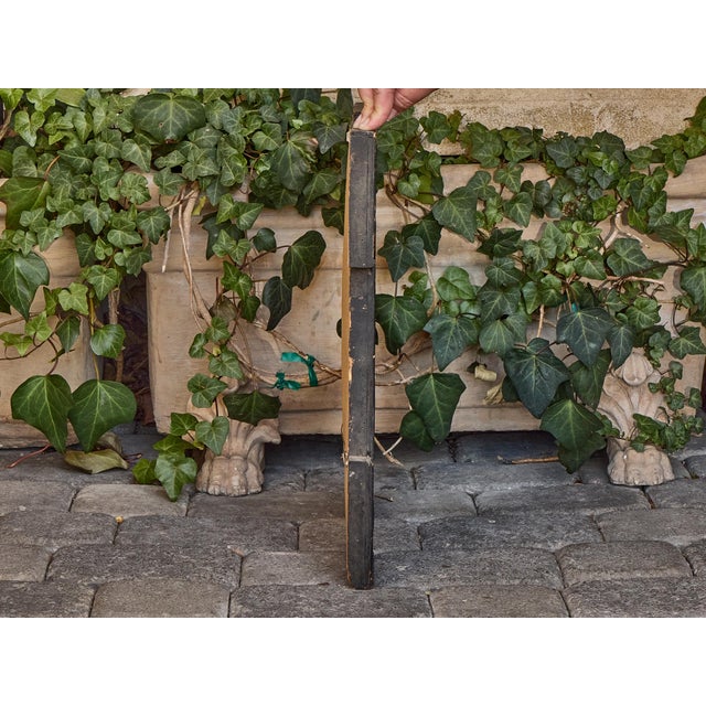 Antique French Tramp Art Mirror with Stepped Corners, circa 1900 For Sale - Image 10 of 12