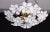 Murano Style Ceiling Light White Flowers, 1970 For Sale - Image 6 of 12