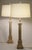 Brass 1930s Neoclassical Ionic Column Plaster Table Lamps XL 44" - a Pair For Sale - Image 8 of 9
