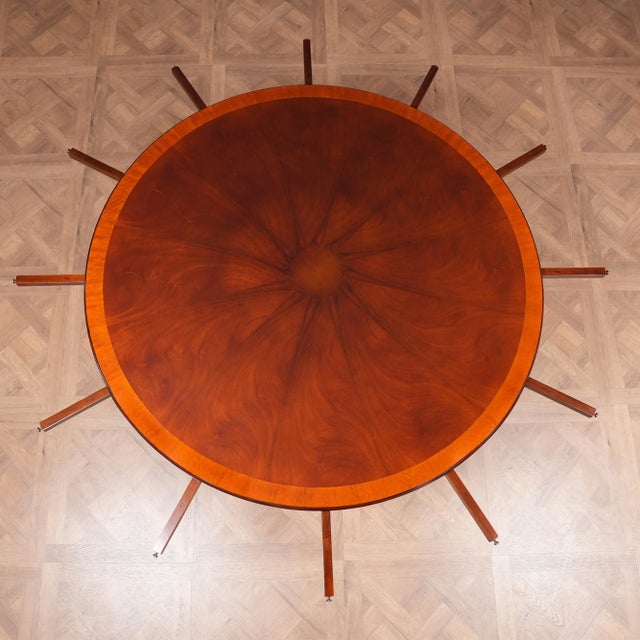 Brown Niagara Furniture Round Perimeter Table For Sale - Image 8 of 13