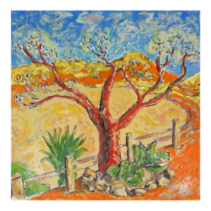 Contemporary Impressionist Joshua Tree Landscape Painting