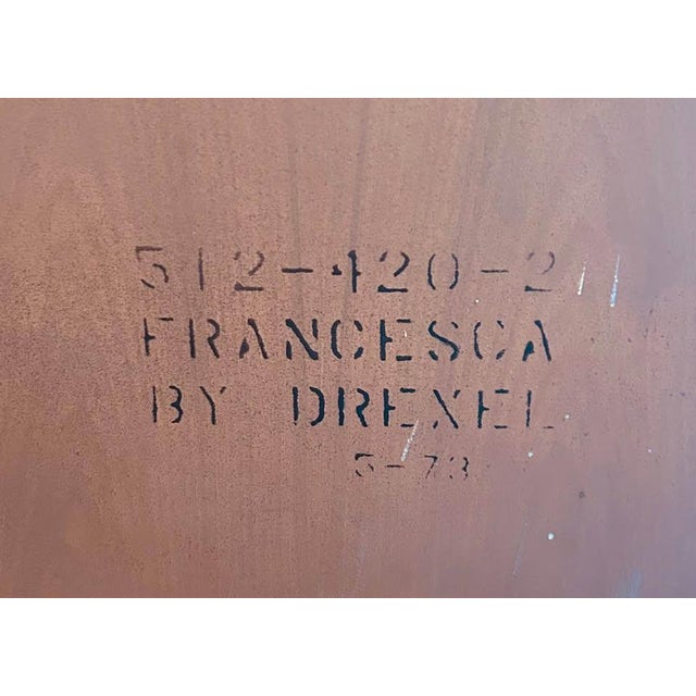 1980s Vintage Drexel Heritage Francesca Armoire For Sale - Image 5 of 5