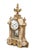 Art Nouveau Enormous 15 Day French Crystal Regulator Clock With Portico Style Stone Case For Sale - Image 3 of 10