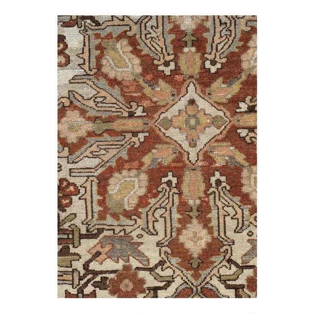 Traditional Pasargad DC Handknotted Antique Bakhtiari Rug For Sale - Image 3 of 5