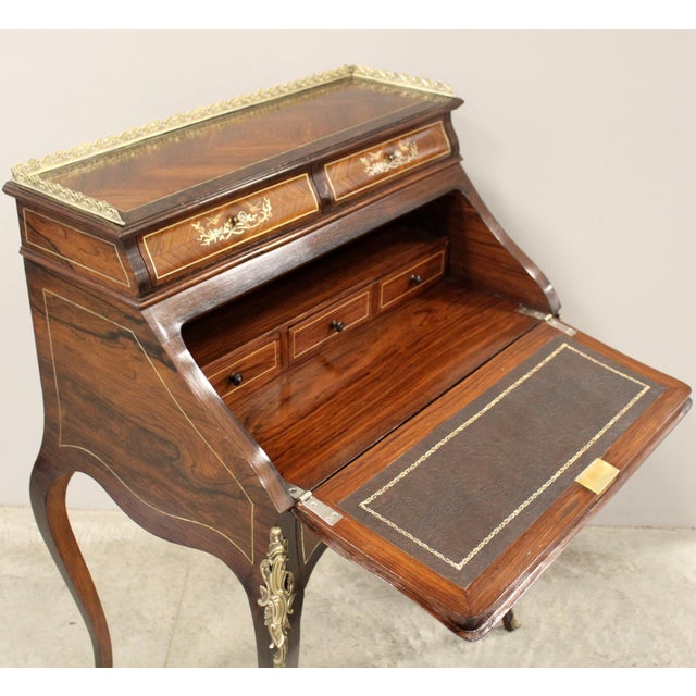 19th Century Napoleon III Writing Desk For Sale - Image 10 of 14