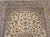Ivory Vintage Persian Isfahan Rug, Hand-Knotted Wool & Silk, Floral Pattern, Ivory & Caramel,7x10 For Sale - Image 8 of 15