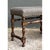 Late 20th Century Vintage Lewis Mittman Nailhead Low Stools - A Pair For Sale - Image 5 of 12