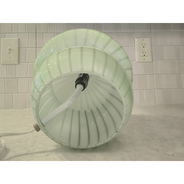 Boho Chic 1990s Retro Mushroom Lamp- Styled After Murano For Sale - Image 3 of 5