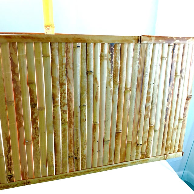 2000 - 2009 Natural Bamboo Long Pendant For Sale - Image 5 of 10