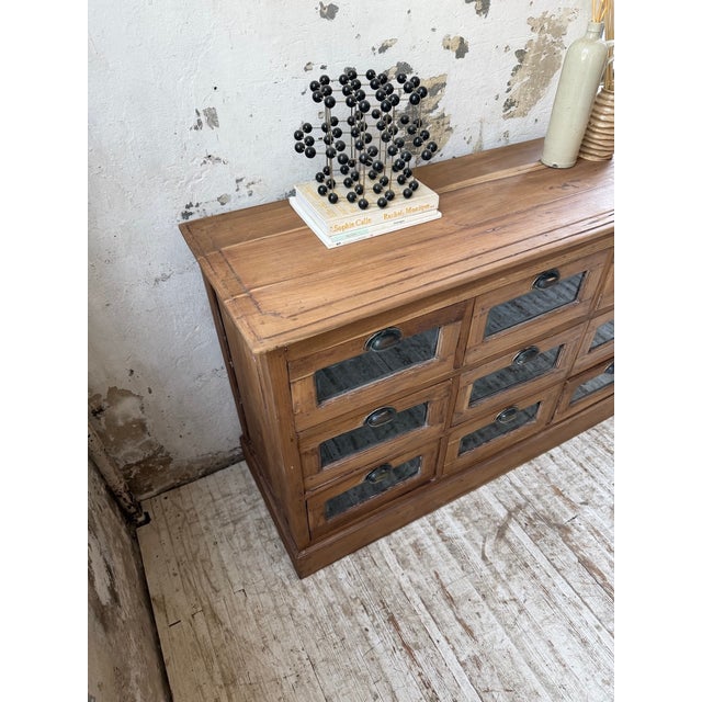 Walnut Seed Merchant Sideboard, 1950 For Sale - Image 15 of 18
