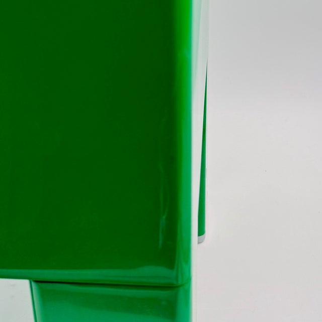1960s Green Plastic Storage Stool by Olaf Von Bohr for Gedy, 1960s For Sale - Image 5 of 18