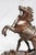 Neoclassical Style Antique Victorian Cast Metal Statue Man With Horse Equestrian Home Decor For Sale - Image 9 of 15