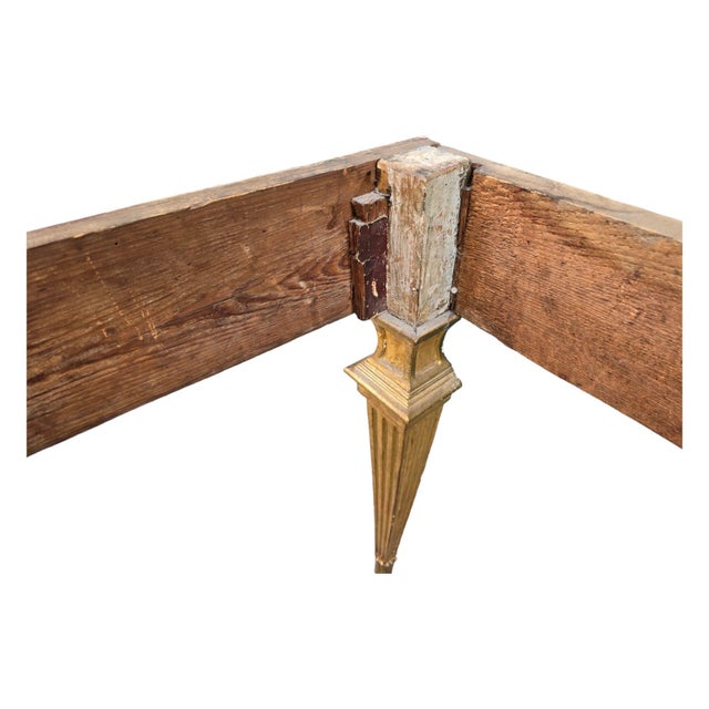 Louis XVI Gilded and Carved Wooden Console Table, 1750 For Sale - Image 12 of 16