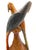 This friendly, vibrant, hand-carved wooden parrot folk art sculpture pairs native macaws and is carved from native woods,...