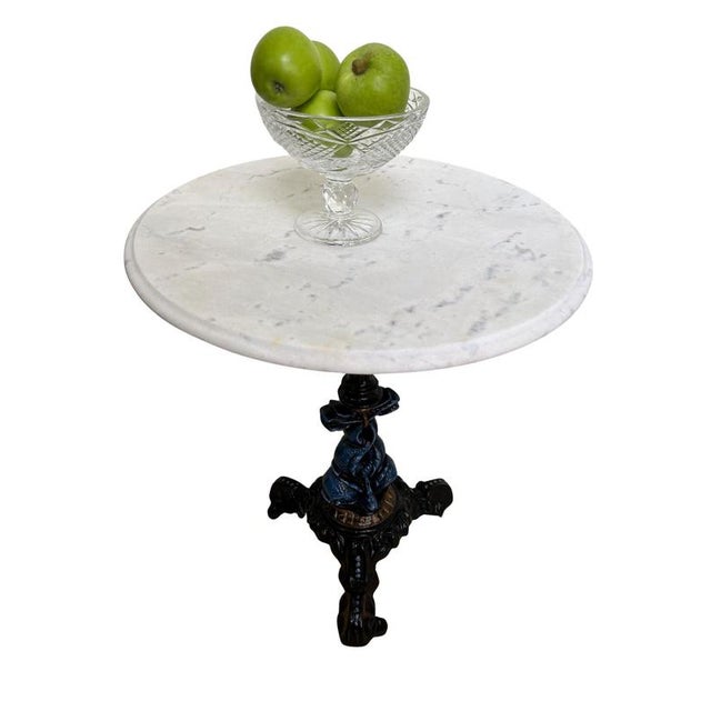 Hand-Painted Cast Iron Sea Monster Pub Occasional Table For Sale - Image 10 of 10